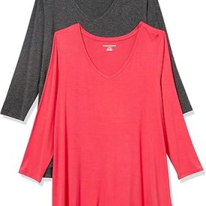 Essentials Women's V-Neck Swing T-Shirt